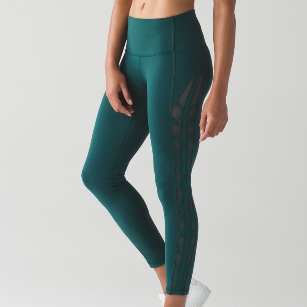 Lululemon High Times Pant (Rhythm) in Deep Green